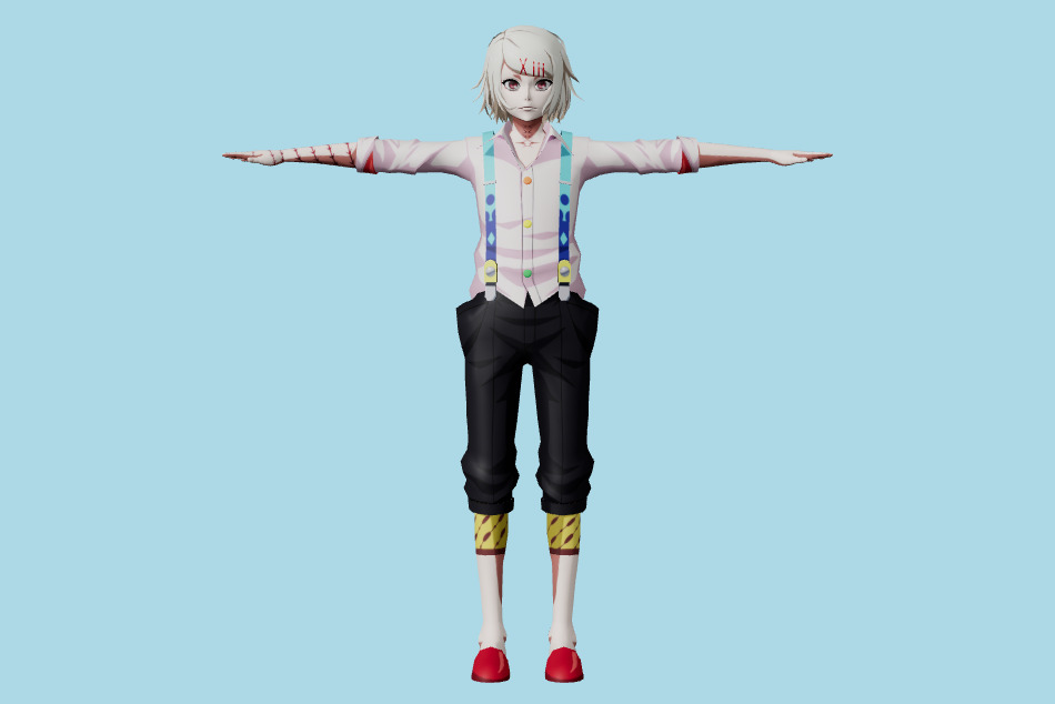 Tokyo Ghoul Re Birth - Juuzou Suzuya 3d model