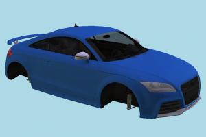Audi TT RS 2012 car-body, car-parts, no-wheels, Audi, TTRS, car, 2012, vehicle, transport, carriage, parts