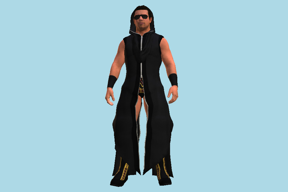 Miz Entrance WWE 2K17 Man Wrestler Superstar 3d model