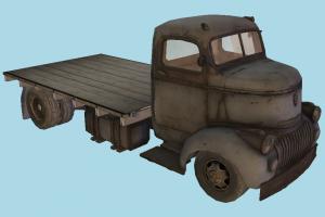 Old Truck truck, vehicle, military, army, car, carriage, old