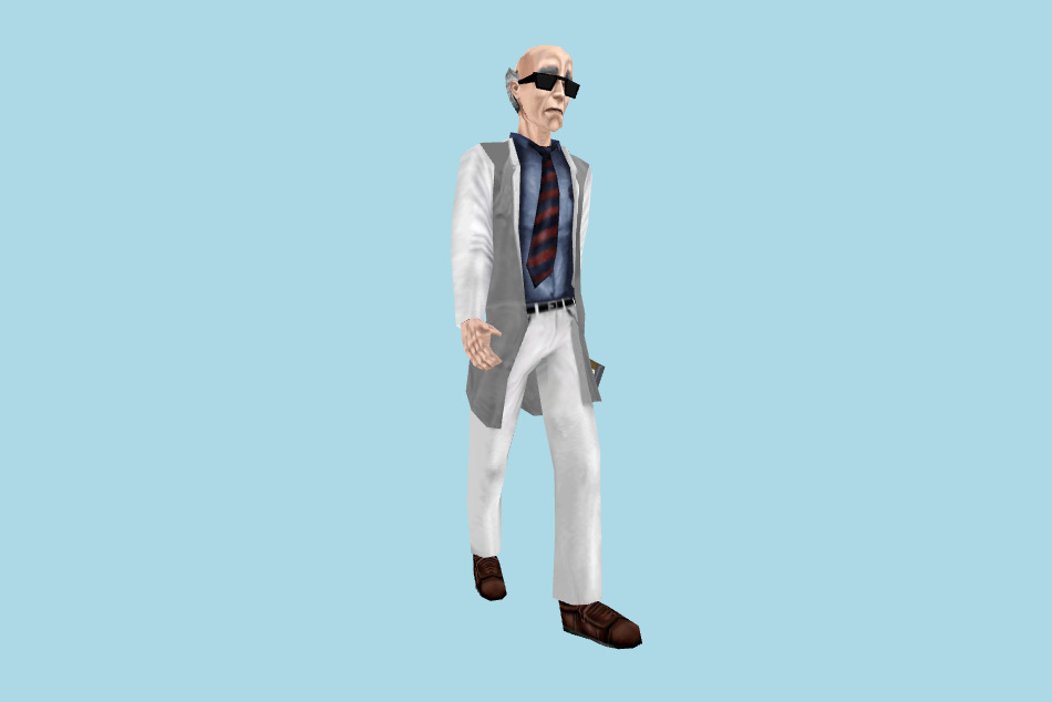 Clip Scientist HL MDL 3d model