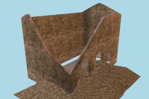 Old House ruin, ruins, house, home, building, build, rock, destroyed, church, museum, old