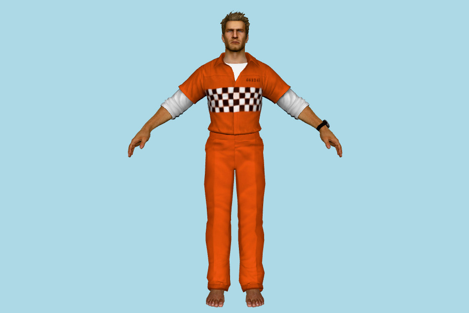 Chuck Greene Convict 3d model