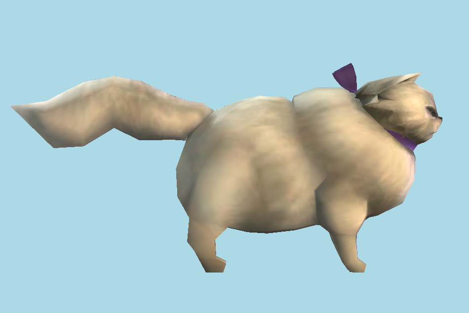 Zelda Capital Louise Cat 3d model