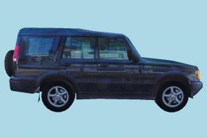 Jeep Low-poly jeep, van, car, truck, bus, vehicle, carriage, transport, low-poly, black, police