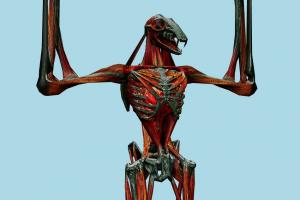 Anubis Resident-Evil, RE, resident, evil, monster, zombie, animal-character, xna, characters, rigged