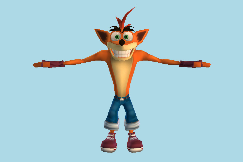 Crash Bandicoot 3d model