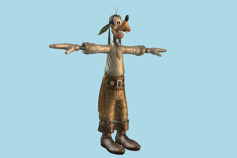 Kingdom Hearts 3: Goofy 3d model