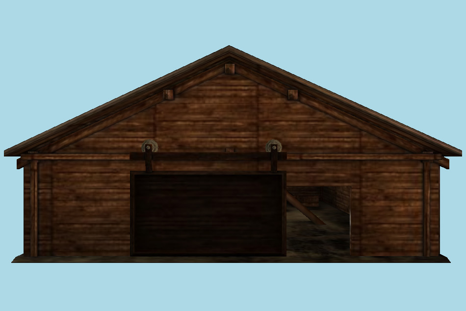Barn 3d model