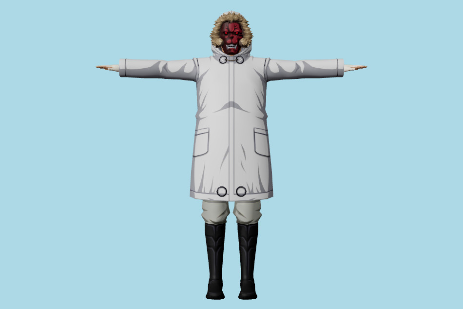 Tokyo Ghoul Re Birth - Enji Koma 3d model