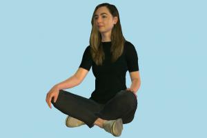 Woman Sitting Woman-Sitting