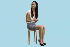 Sitting Woman Sitting-Woman