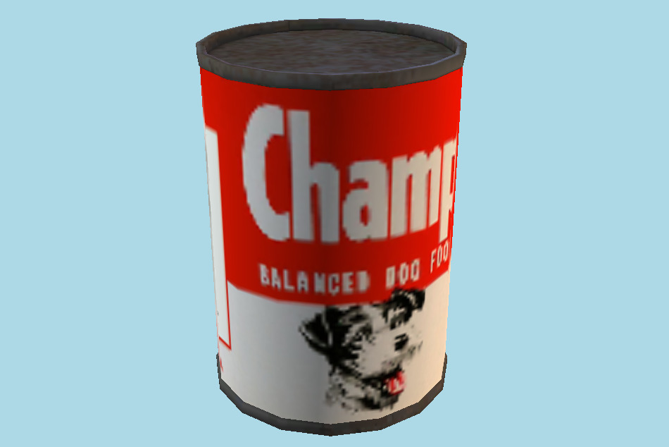 Canned Food 3d model