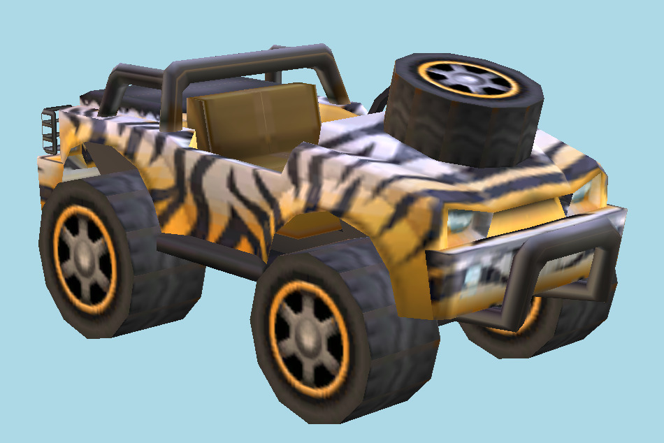 CTR Crash Tag Team Racing Car 3d model
