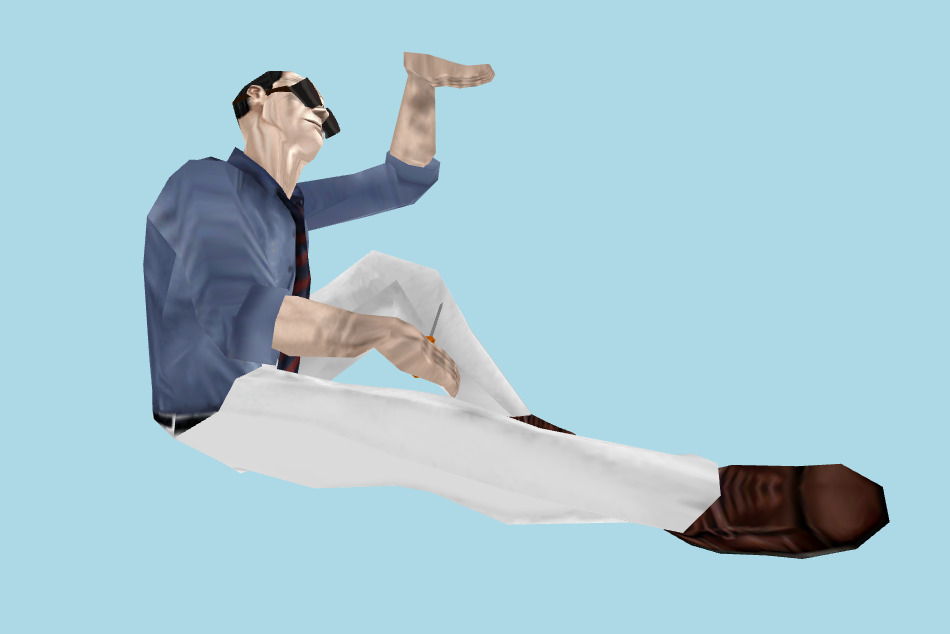 Console Civ Scientist HL MDL 3d model