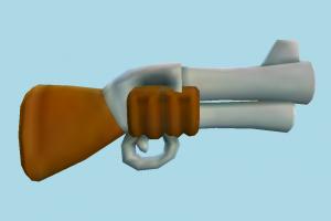 Shotgun shotgun, handgun, weapon, gun, firearm, arm, cartoon