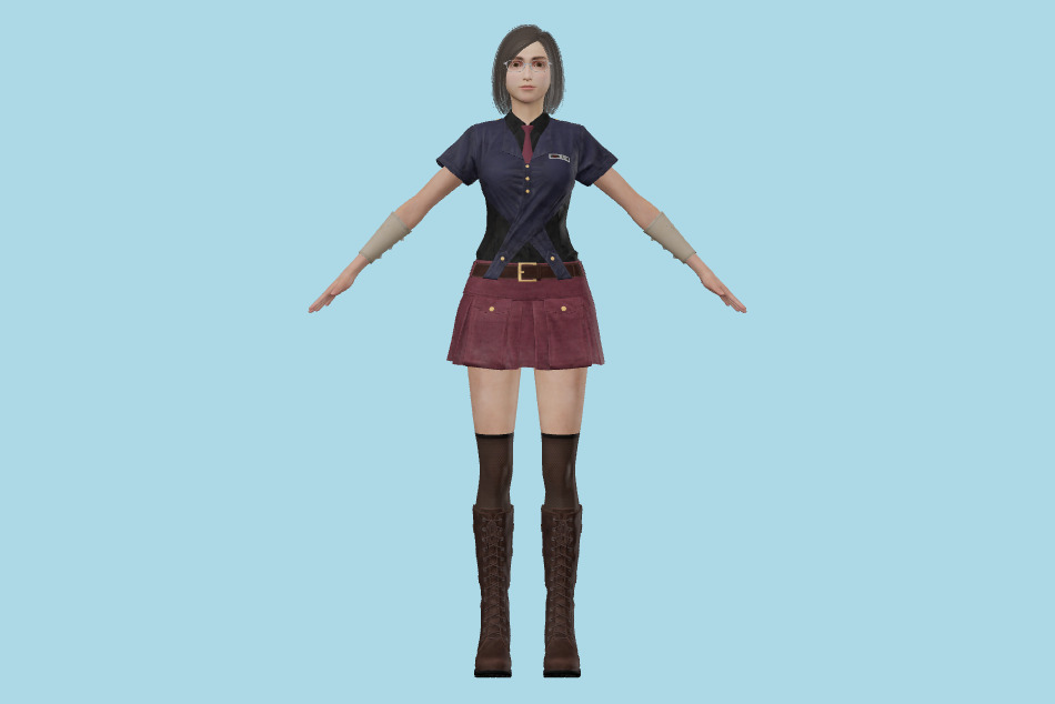 Final Fantasy VII Remake - FFVII Nayo 3d model