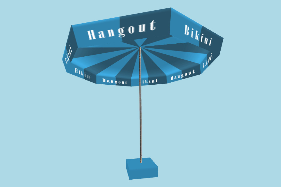 3dm Parasol HL MDL 3d model