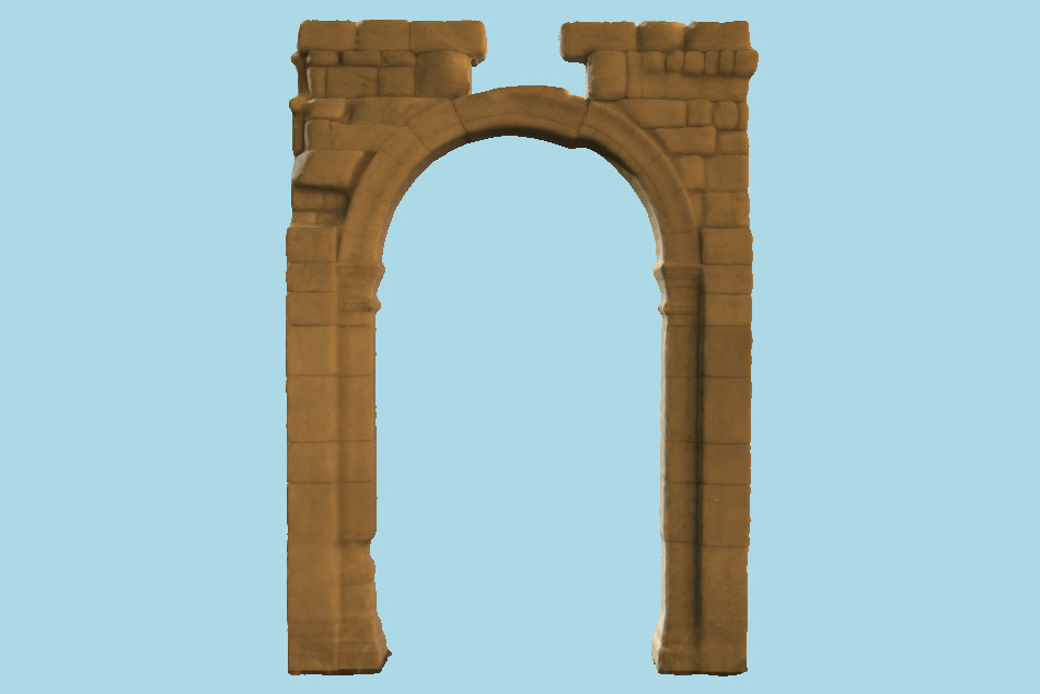 Palmyra`s Arch of Triumph Trafalgar Sq London 3d model