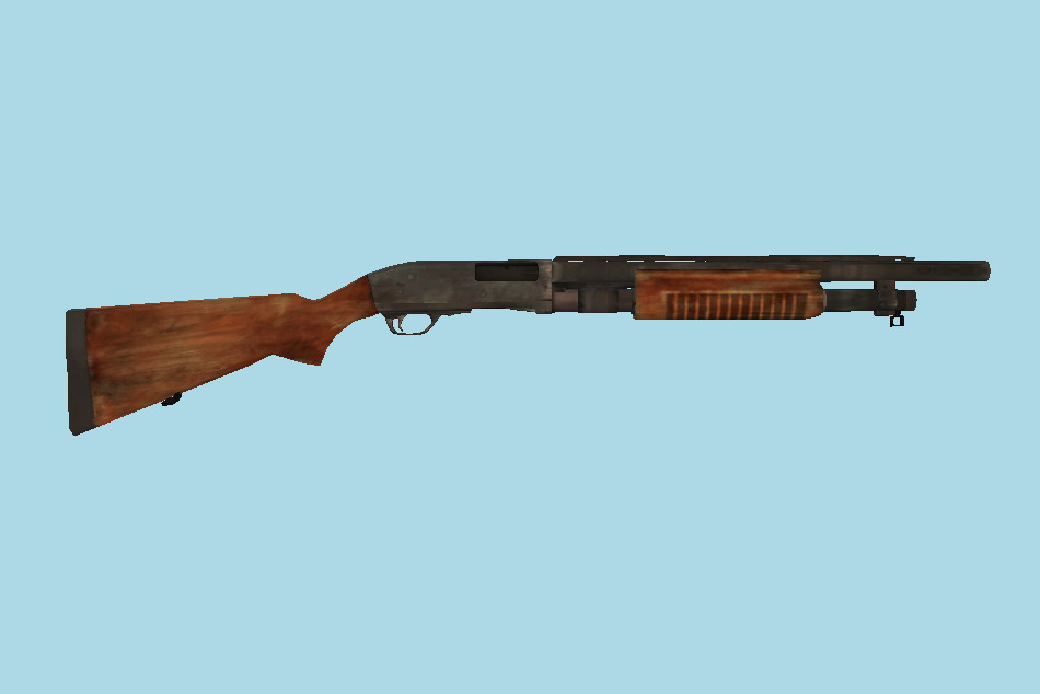 Shotgun 3d model