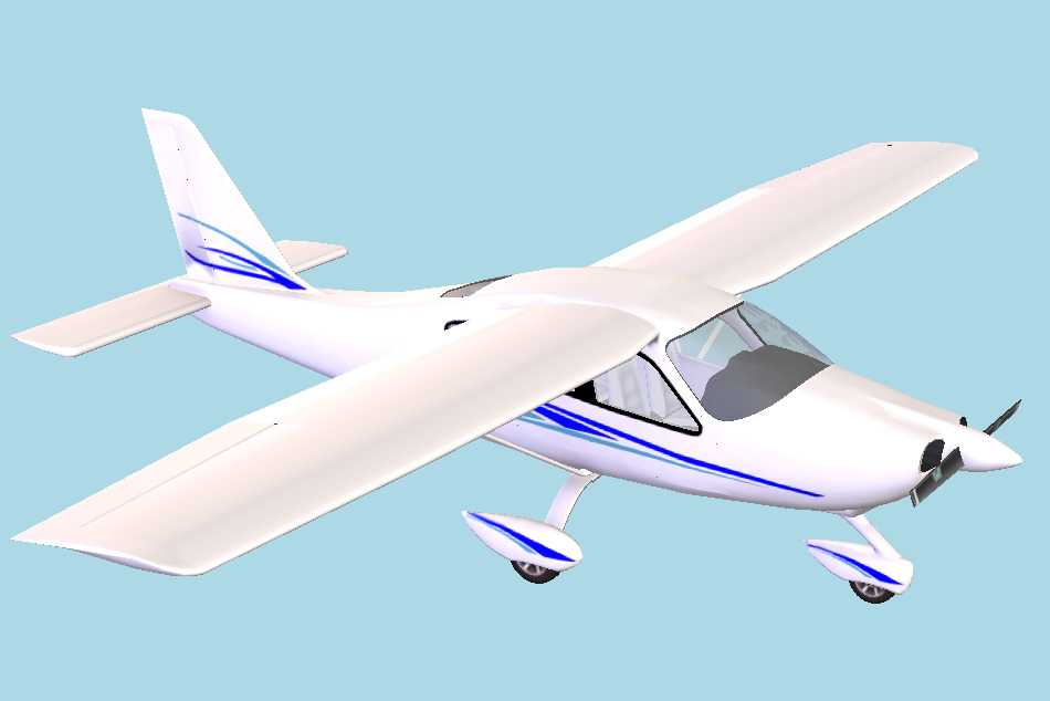 Tecnam P2010 3d model