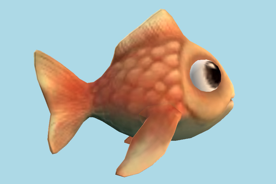 Pet Rescue Saga Fish 3d model