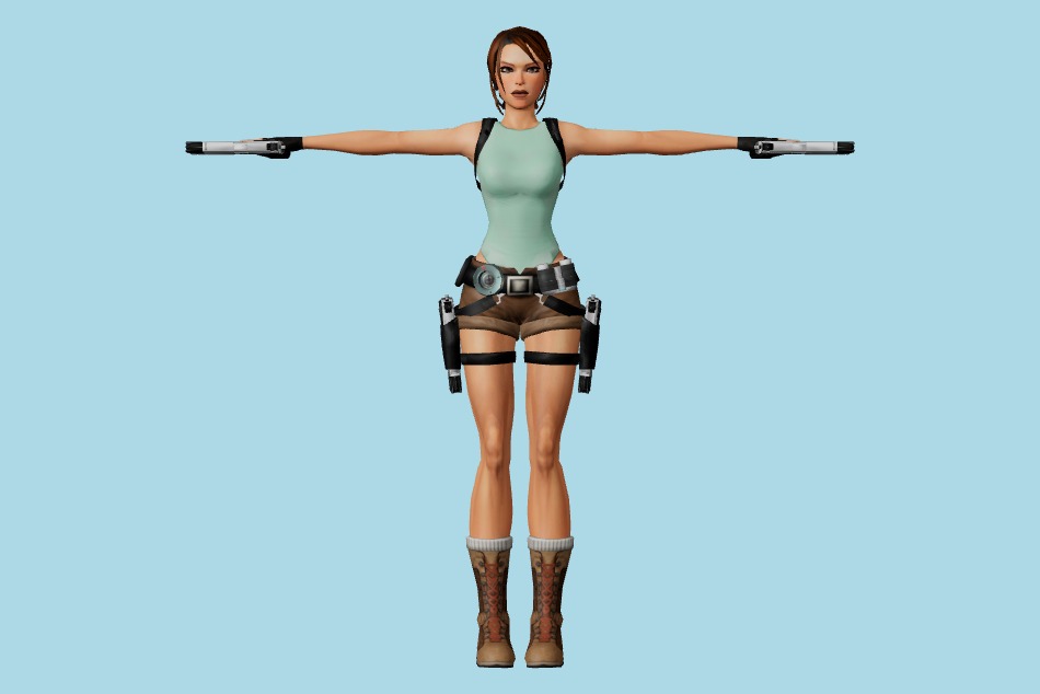 Tomb Raider 7: Lara Croft Classic 3d model