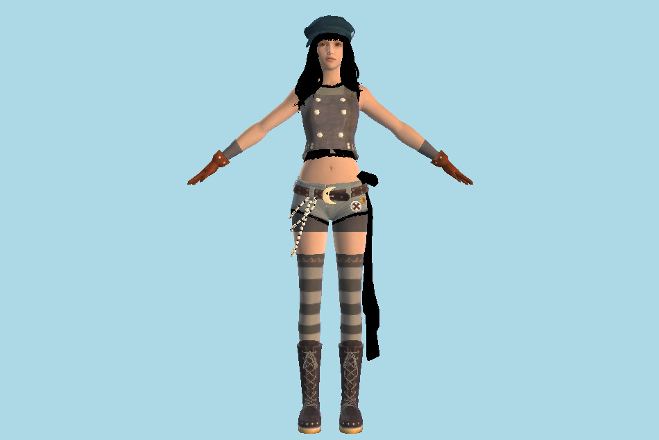 Final Fantasy 7 Remake - FFVII Kyrie Canaan 3d model