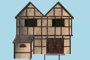 House house, home, building, medieval, build, apartment, flat, residence, domicile, structure