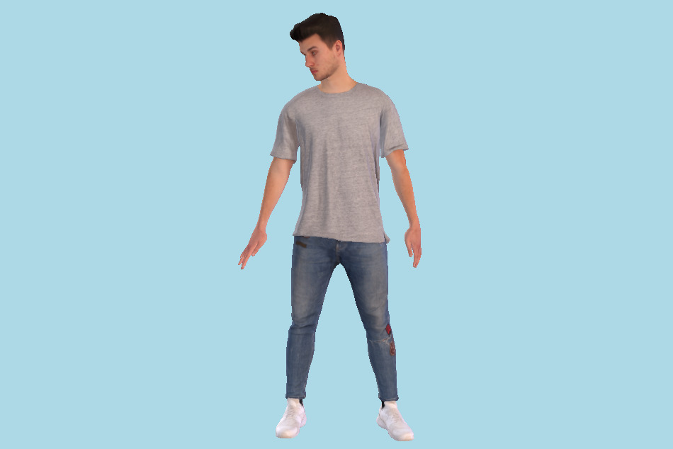 Man Dancing 3d model