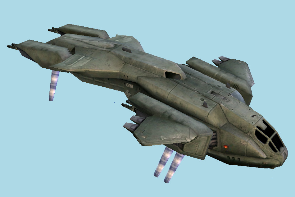 Halo: Combat Evolved Pelican 3d model