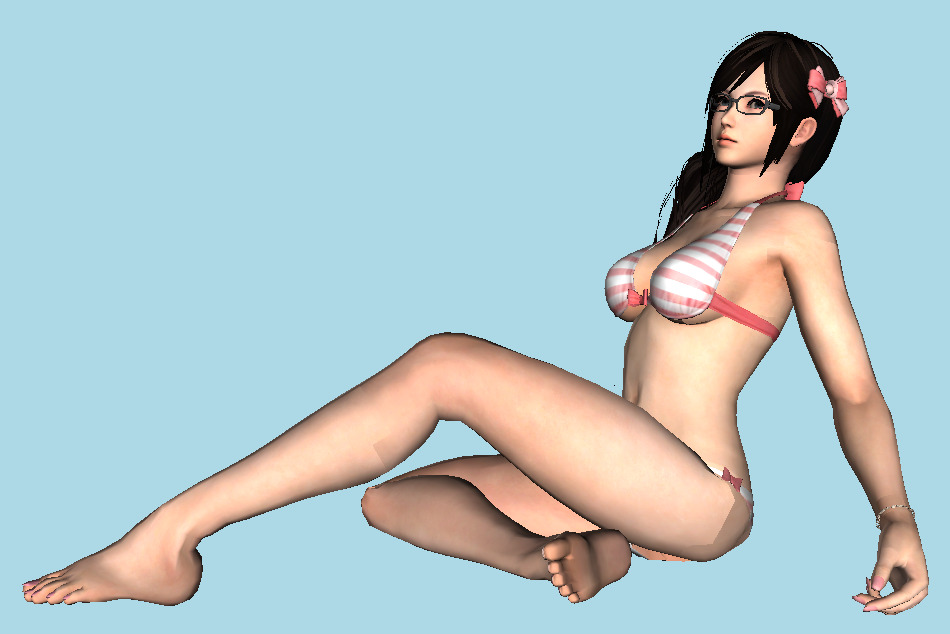 Dead or Alive 5 - DOA LR - Hot Summer - Kokoro Girl 3d model