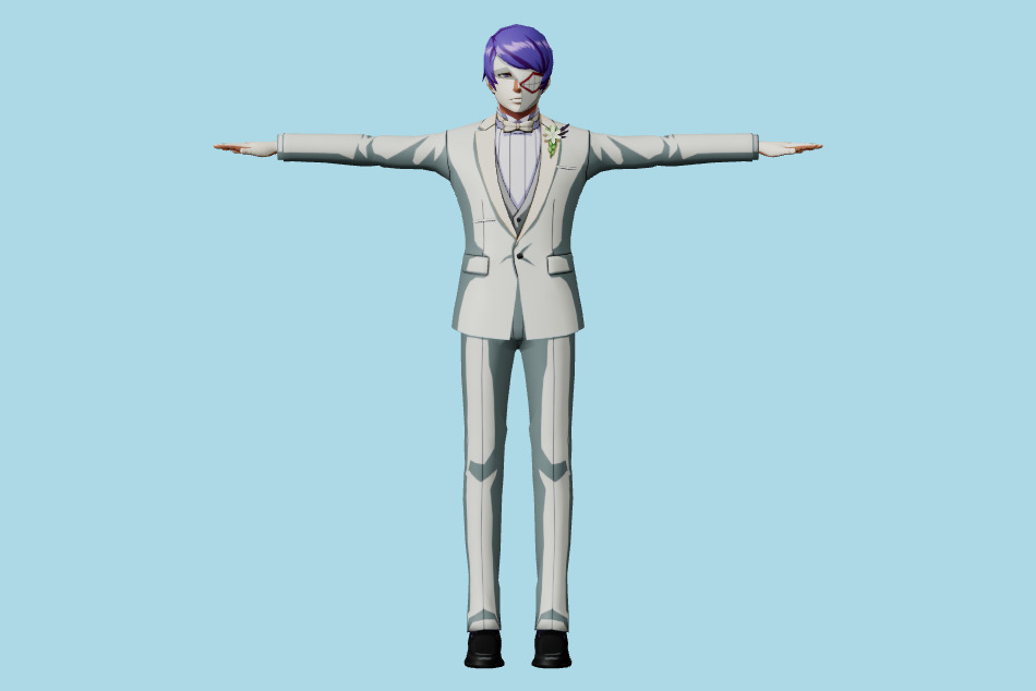 Tokyo Ghoul Re Birth - Shuu Tsukiyama 3d model