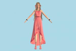 Aerith Gainsborough ff7, final-fantasy, girl, female, woman, people, human, character