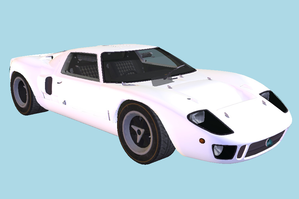 Ford GT Car 40 Mk.I 1965 3d model