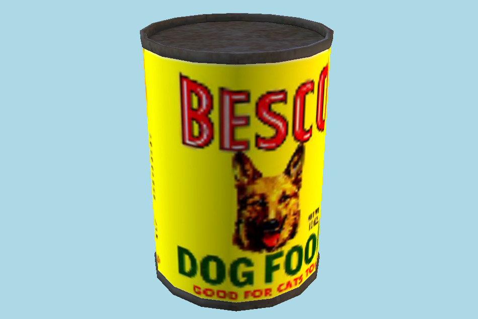 Canned Food 3d model