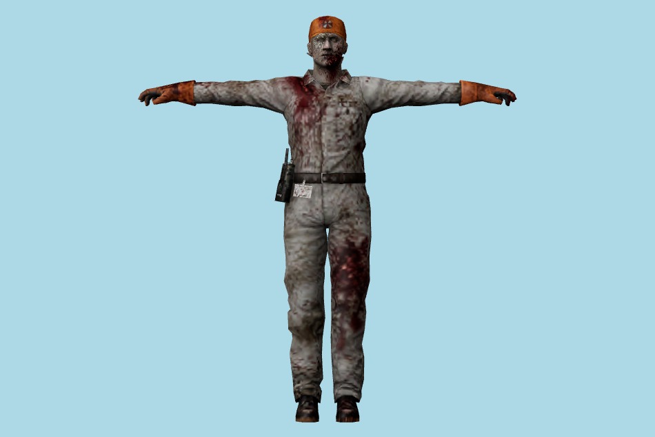 Resident Evil: Chronicles - CVX Zombies Pack 3d model