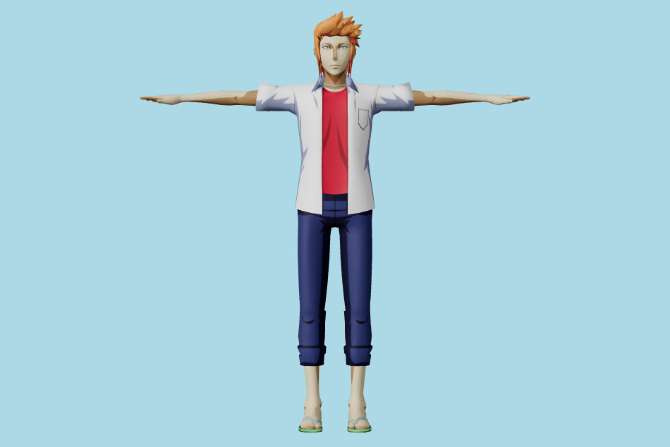 Tokyo Ghoul Re Birth - Taishi Fura 3d model