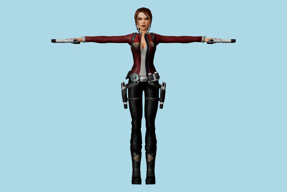 Tomb Raider 7: Lara Croft Biker 3d model