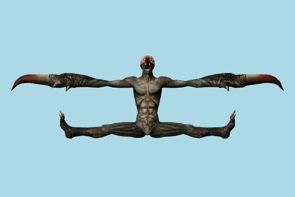 Resident Evil: Chronicles - Licker 3d model