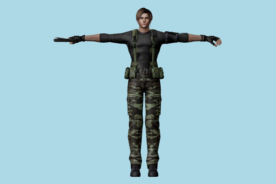 Resident Evil: Chronicles - RE Leon (Operation Javier) 3d model