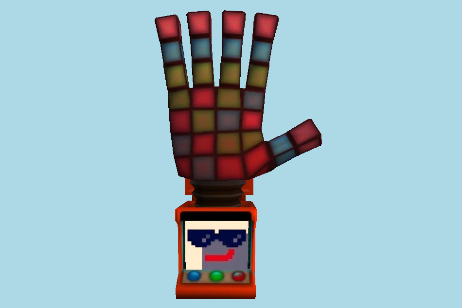 Miitopia Janken Arcade Machine 3d model