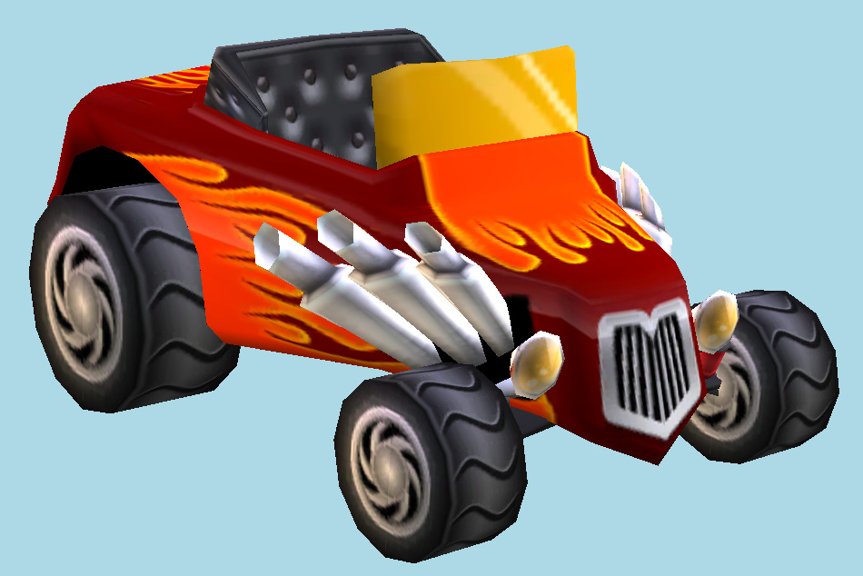 CTR Crash Tag Team Racing Car 3d model