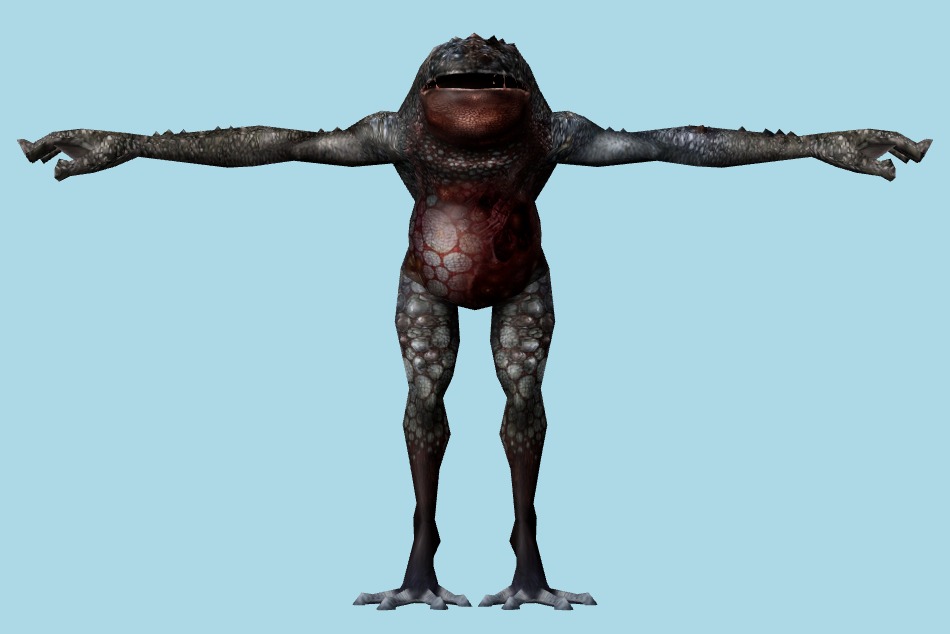 Resident Evil: Chronicles - Hunter Monster 3d model