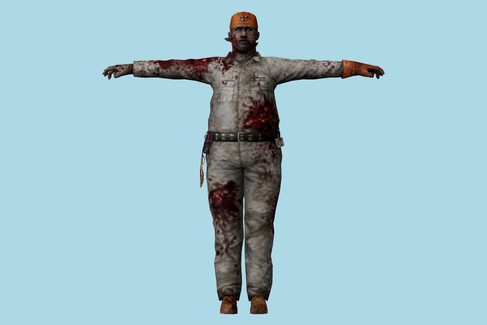 Resident Evil: Chronicles - CVX Zombies Pack 3d model