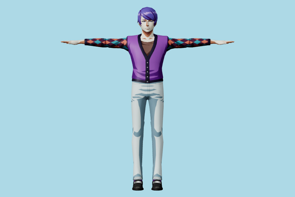 Tokyo Ghoul Re Birth - Shuu Tsukiyama 3d model