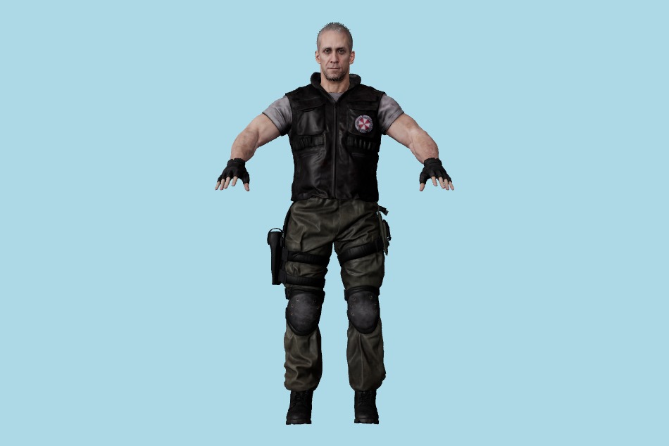 Resident Evil 3 (Remake) - RE3 Nicholai Ginovaef 3d model
