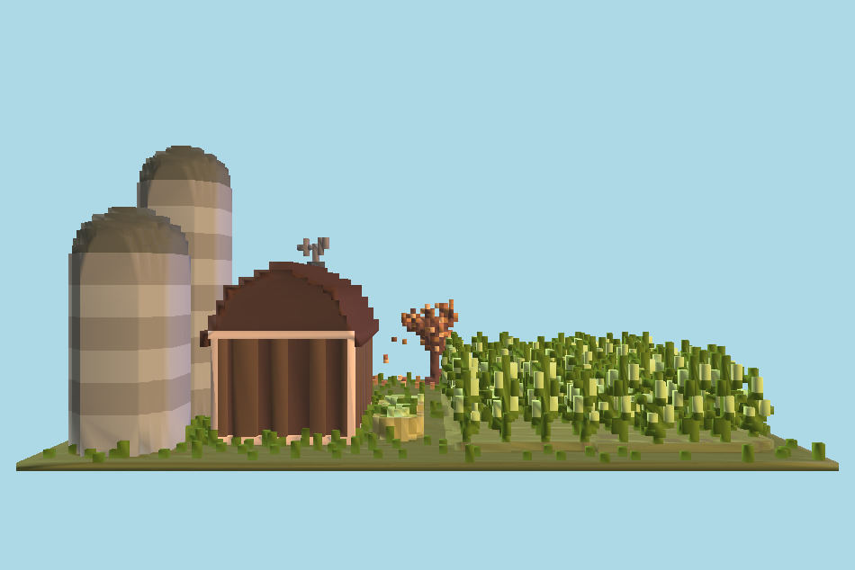 Harvest Farm 3d model