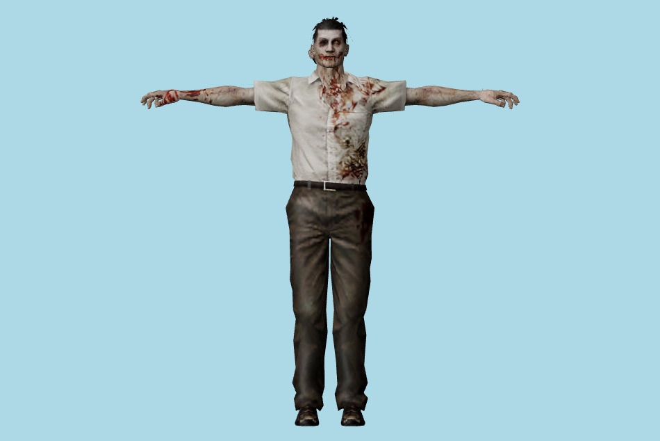 Resident Evil: Chronicles - Raccoon Zombies Pack 3d model