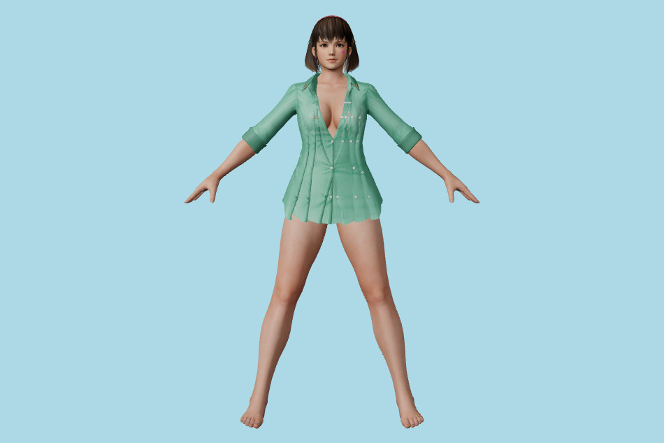 Rise and Shine Blouse - Hitomi 3d model